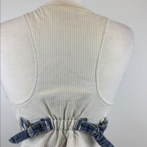Mary Jane Blue Jeans Vest Size S - Picture 3 of 4